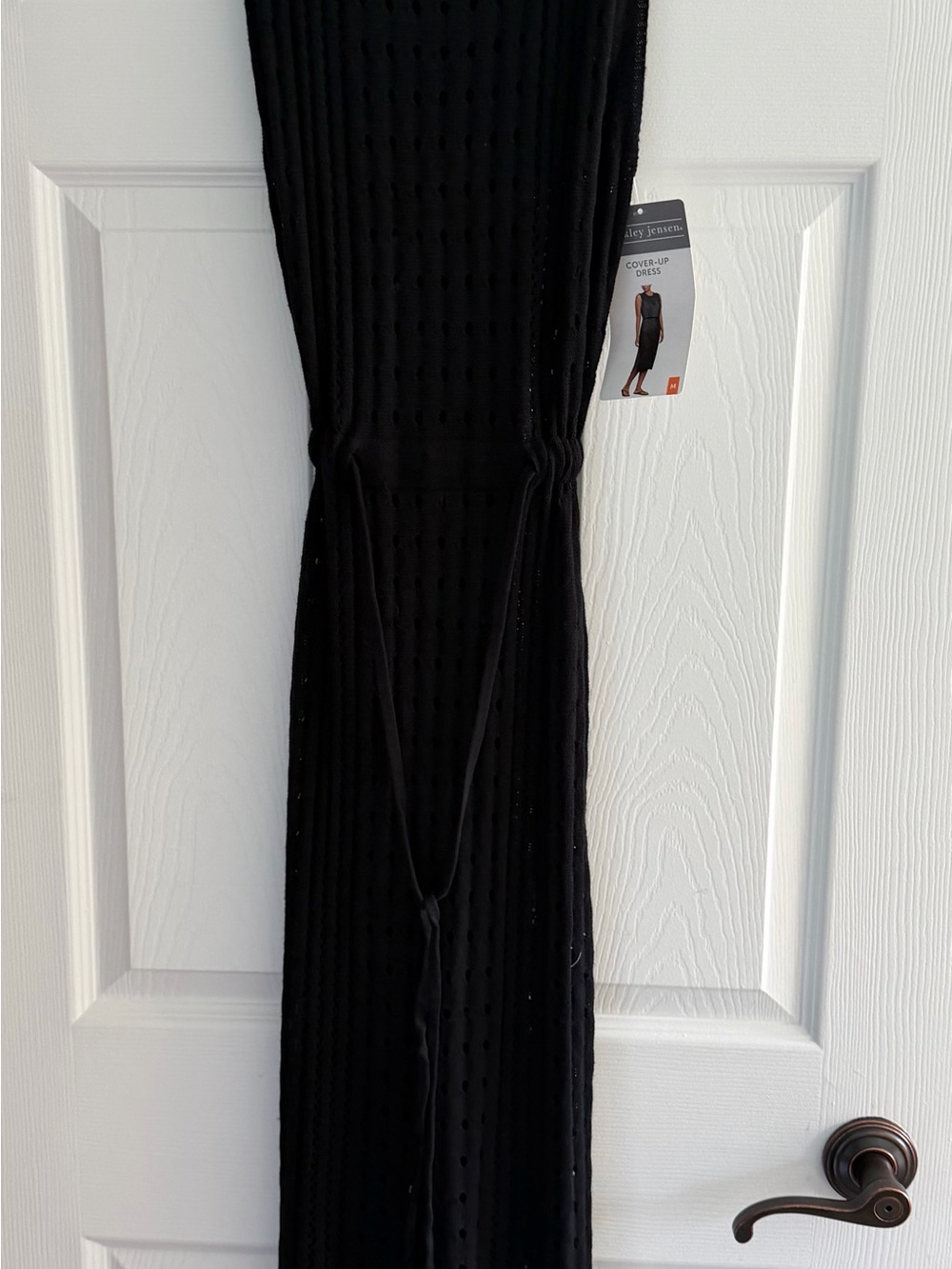 Jensen Black Sleeveless Maxi Cover-Up Dress